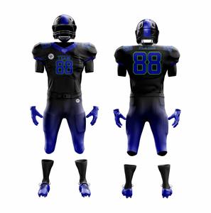 Camisetas de Fútbol Americano Sublimadas Personalizadas de Alta Calidad, Uniformes de Fútbol, Camisetas de Fútbol para Niños Bordadas - Product Image 6