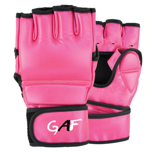GAF Custom Printed Non-Slip MMA Boxing Gloves 12oz Leather for Closure Silk Screen Printed Bulk Wholesale Martial Arts Design - Product Image 1