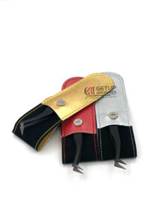 Pince à épiler professionnelle en acier inoxydable de 10 mm, design optimal, volume russe, fibre plasma noire, pointe nano, antistatique, durable - Product Image 4