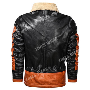 Chaqueta de cuero de imitación para hombre, chaqueta personalizada de alta calidad, hecha en paquistaní, la más Popular - Product Image 4