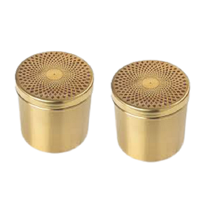 Recipiente de Latón de Primera Calidad para Especias, Té y Café, Pequeño, para Uso en la Cocina del Hogar - Product Image 1