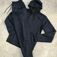 95% Polyester 5% Spandex 290 gram rahat O boyun kazak düz spor Hoodie kış için altı renk hiçbir marka moda kazak