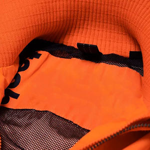 Veste coupe-vent en nylon décontractée pour hommes de grande taille, légère avec capuche, fermeture à glissière, techniques lavées en coton pour l'automne - Product Image 4