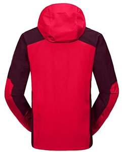 Veste coupe-vent noire unisexe en gros personnalisé imperméable 100% col à capuche en polyester imprimé avec fermeture éclair noire - Product Image 5