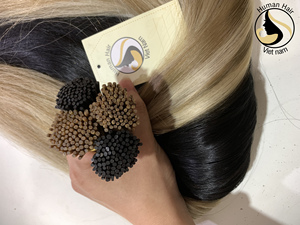 ผมต่อเคราตินแท้ทรงตรงทำจากผมคนเวียดนามแบบมีเคราตินดึงหนังแบบคู่ - Product Image 4