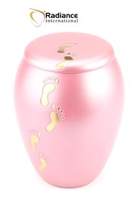 Urna Funeraria de Latón Grabada con Huella, Urna Conmemorativa en Forma de Corazón para Cenizas Humanas, Pequeño Recuerdo, Contenedor para Cenizas - Product Image 4