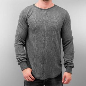 Vente en gros T-shirt à manches longues pour hommes en coton avec logo personnalisé - Product Image 4