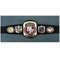Ceinture de championnat en cuir personnalisée pour la boxe, le MMA, la lutte - Récompense durable unisexe pour les vainqueurs de tournois