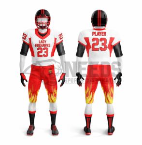Maillot d'uniforme de football américain personnalisé sublimé pantalon rembourré maillot et pantalon de football grande taille respirant - Product Image 2
