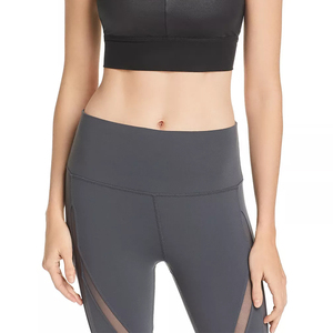 OEM Custom made Leggings Yoga Sport Women Leggings Fitness Yoga Pants Solid <b>High</b> Waist Elastic Gym Leggings for women - Product Image 5