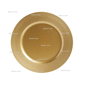 Assiette de service en cuivre martelé, forme ronde, taille personnalisée, sous-assiette pour fournisseur en gros - Product Image 4