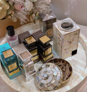 Quemador decorativo con incrustaciones de hueso Bakhoor, bandeja de nácar, quemador Bakhoor, quemador de incienso de resina Mabkhara, último diseño Mubkhar - Product Image 2