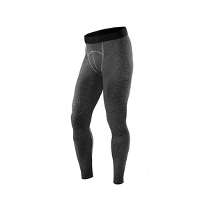 Nueva llegada de moda de compresión larga trajes deportivos patrón a cuadros con cierre de cordón - Product Image 6