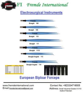 Pince bipolaire 15cm-18cm réutilisable certifiée CE européenne en acier inoxydable droite électrique et à angle avec pince bipolaire - Product Image 2