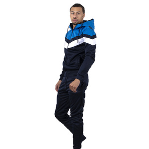 Anti-UV Two Tone Men Polyester Made Casual Tracksuits Penal Work/Block Printed Tracksuit - Product Image 5