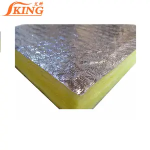 ISOKING environmental friendly glass wool duct insulation sheet without formaldehyde