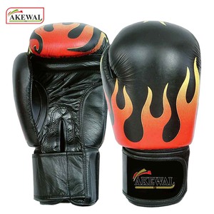 Guantes de boxeo de cuero de vaca de alta calidad para pedidos al por mayor unisex con logotipo personalizado disponible en stock - Product Image 2