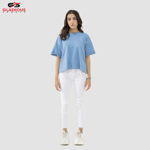 T-shirts pour femmes T-shirts d'été à manches courtes rayés de qualité supérieure, respirants, décontractés, à la mode pour femmes - Product Image 6