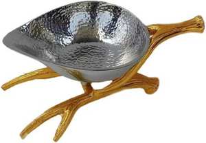 Nuevo cuenco de aluminio, hoja, diseño antiguo, cuenco de servicio de Metal hecho a mano, diseño personalizado, fabricante decorativo de aluminio hecho a mano - Product Image 5