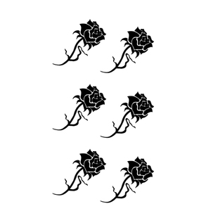 Body <span class=keywords><strong>art</strong></span> autoadesivo del tatuaggio del piccolo modello nero temporaneo impermeabile delle nuove donne del tatuaggio floreale di modo - Product Image 5