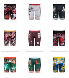 <span class=keywords><strong>Boxer</strong></span> court personnalisé en gros avec logo, impression par sublimation, sous-vêtements longs, <span class=keywords><strong>boxer</strong></span> court en <span class=keywords><strong>polyester</strong></span>/spandex, séchage rapide, respirant - Product Image 6