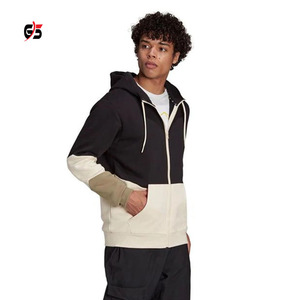 Sweat à capuche zippé pour hommes pas cher Polaire Cotton Tech Logo personnalisé Street Wear Vêtements de sport poids lourd OEM Logo de marque personnalisé - Product Image 3