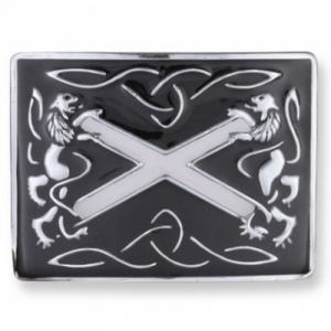 Nouvelle boucle de ceinture pour kilt écossais – Boucle en métal à motif de gazon des Highlands traditionnel pour ceintures de kilt - Product Image 2