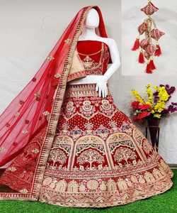 Lehenga Choli Nouveau créateur pour mariage et fête Vente en gros Prix le plus bas Lavage en machine Nettoyage à sec dans les vêtements - Product Image 1