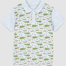 เสื้อเชิ้ตเด็กสั่งทำราคาถูก ผ้าฝ้ายถัก 100% ระบายอากาศได้ดี ปักลาย แห้งเร็ว ไซส์ใหญ่ แขนสั้น ลายเรียบ - Product Image 5