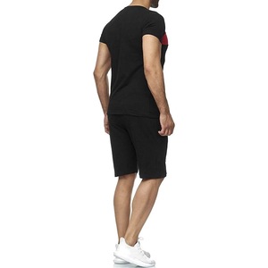 Conjunto de camisetas y pantalones cortos de diseño para hombre, ropa informal y de Color a rayas, alta calidad - Product Image 5