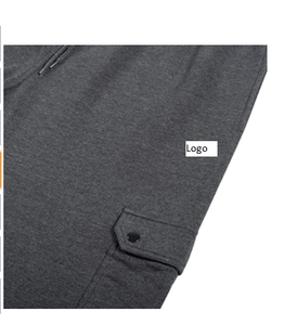 Pantalones de chándal altos y grandes para hombre, con bolsillos de carga, con cierre de cordón, de algodón, Polly, personalizable, de Israel - Product Image 4