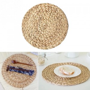 Wholesale High Quality Handwoven Set of 6 Round Water Hyacinth <b>PC</b> Mat Placemats and Holder for <b>Tables</b> in Vietnam - Product Image 6