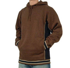 Sudaderas con hombros caídos de poliéster en blanco de color personalizado Sudaderas con capucha con hombros caídos de poliéster Therma - Product Image 6