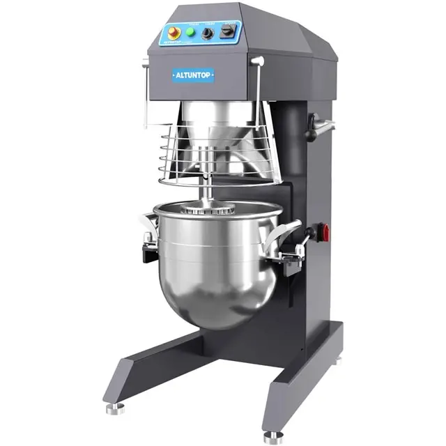 Misturador de massa planetário de aço inoxidável 120 litros de alta qualidade OEM Equipamento de cozinha industrial de padaria Massa automática de farinha de trigo