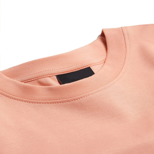 T-shirt homme décontracté OEM 2021, nouveau modèle, col rond, uni, violet, 100% coton. - Product Image 3