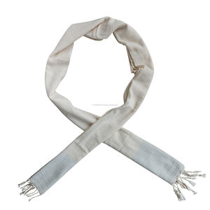<b>Light</b> Weight 100% Cotton Natural Linen Scarf Shawl From Turkey Made In. <b>Turkish</b> Factory Shawl Collection . - Product Image 5
