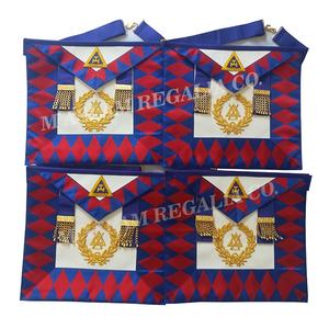 Grand Chapter Royal Arch Regalia Lambskin ผ้ากันเปื้อนทำมือพร้อมกระเป๋าด้านหลัง - Product Image 2
