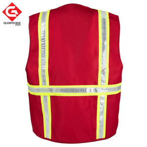 Chaleco de seguridad vial de alta visibilidad al por mayor, chaleco reflectante de trabajo de seguridad con bolsillo, la mejor ropa de trabajo de material a muy bajo precio - Product Image 2