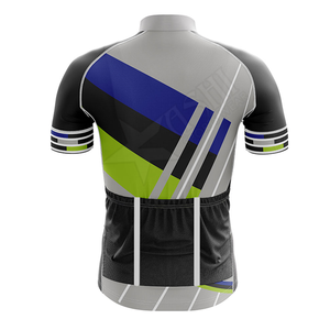 Camiseta de Ciclismo de media manga ligera de tela 100% poliéster, Jersey personalizado con diseño de logotipo, conjunto de Jersey de ciclismo de montaña - Product Image 4