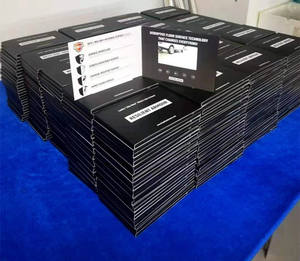 โฆษณาธุรกิจของขวัญโบรชัวร์วิดีโอออกแบบที่กำหนดเองสำหรับตัวแทนจำหน่าย<span class=keywords><strong>รถ</strong></span>ยนต์และผู้ขายอุปกรณ์เสริมรถยนต์ - Product Image 5