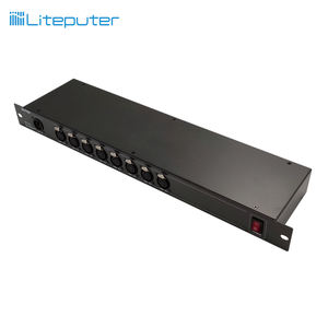 Liteputer ตัวแยกสัญญาณ DMX512 8แชนเนลพร้อมสวิตช์แบบแมนนวล5-PIN/3-Pin - Product Image 2