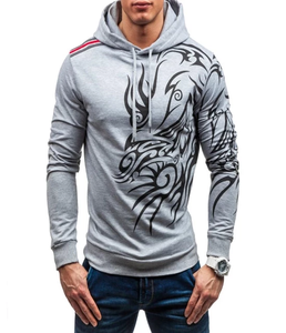 Sudadera con capucha para hombre, prenda deportiva masculina de alta calidad con diseño impreso, complemento perfecto para trabajar a la moda y con diseño personalizado, modelo 2023/2024/2025 - Product Image 1