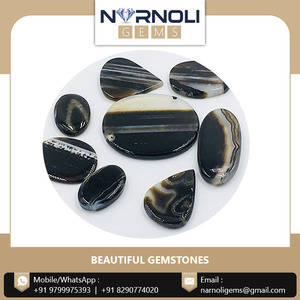 Perles cabochon en sodalite bleue, pierres précieuses naturelles polies et lisses, qualité supérieure pour la fabrication de bijoux et l'artisanat fait main - Product Image 3