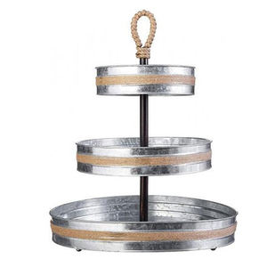 Soporte galvanizado para pasteles Cuerda Pegar Metal Cuerda de hierro Soportes decorativos para pasteles Bandeja para servir - Product Image 1