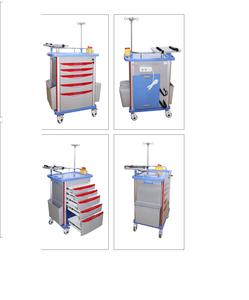 Hospital ABS Anestesia Trolley <span class=keywords><strong>Mobile</strong></span> Medicine Cart con 5 cajones y ruedas Precio competitivo - Product Image 5