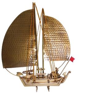 Métal laiton or avec vent DESIGN TABLE dessus bateau décoratif décoration de la maison bateau de haute qualité - Product Image 6