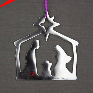 New Design Metal <b>Hanging</b> Ornaments Hand Made Christmas Tree Ornament for Christmas Wedding Decoration - Product Image 1