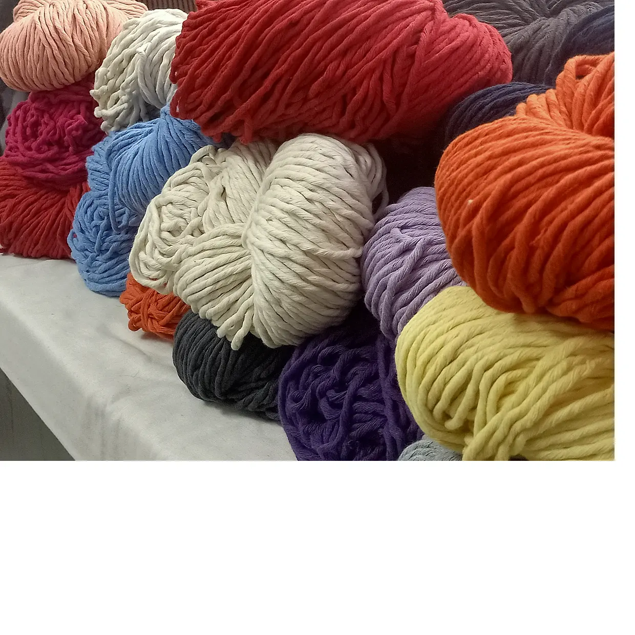 single strand macrame cotton cord in size 4 mm available in assorted colors