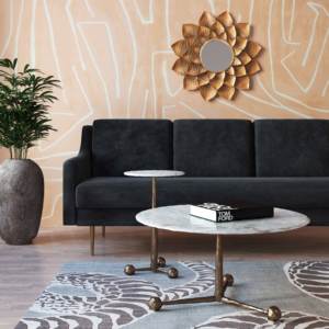 Mesa lateral moderna para sala de estar, muebles decorativos de diseño único - Product Image 2