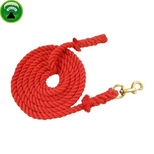 Harnais et longe en coton rouge pour cheval - Product Image 1